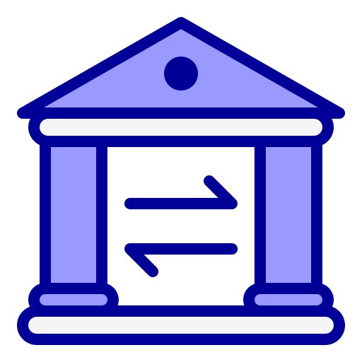 national exchange bank transfer icon